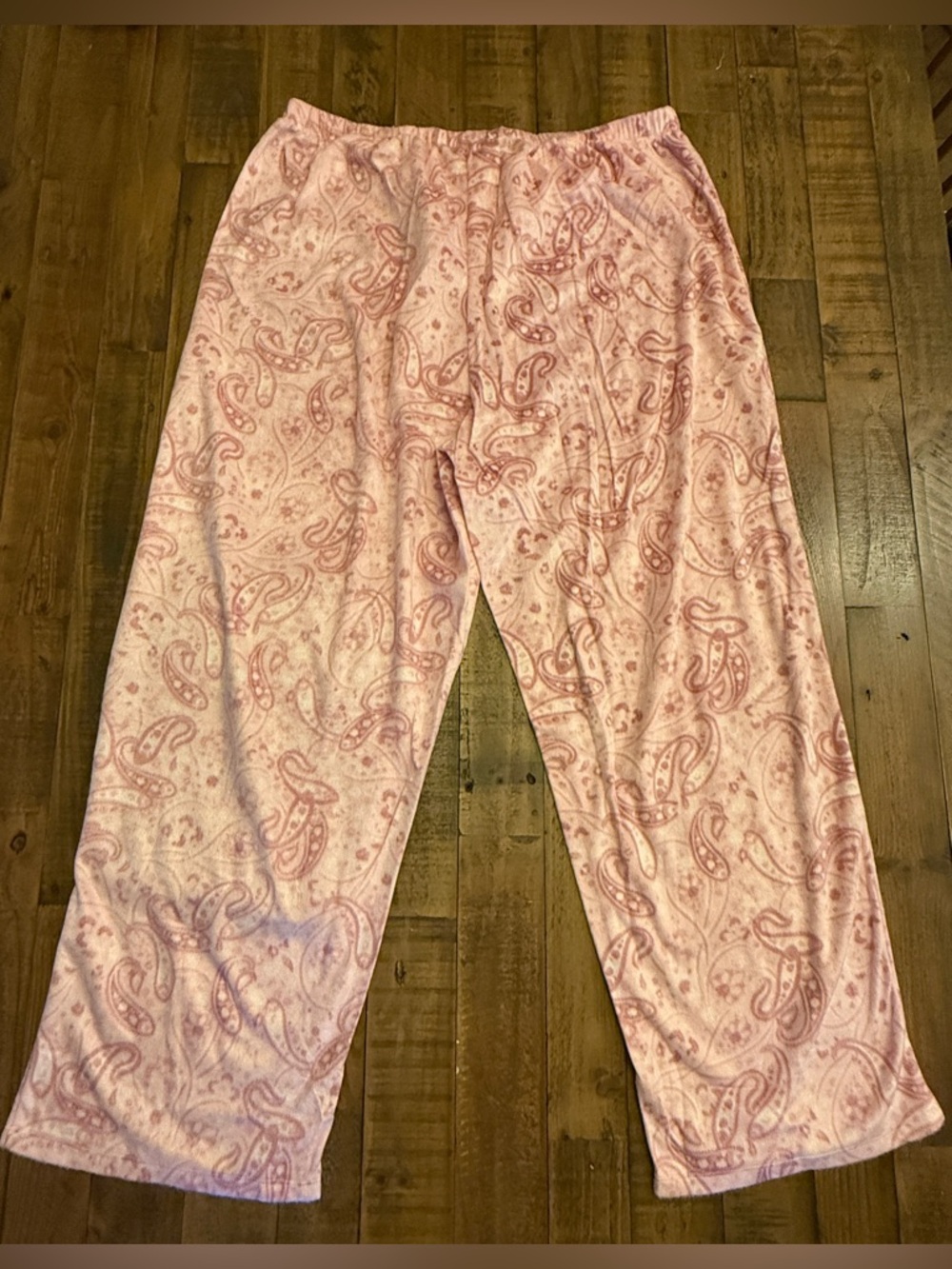 Earth Angels Pink Microfleece Pajama Set Top and Bottom XL - Picture 5 of 10